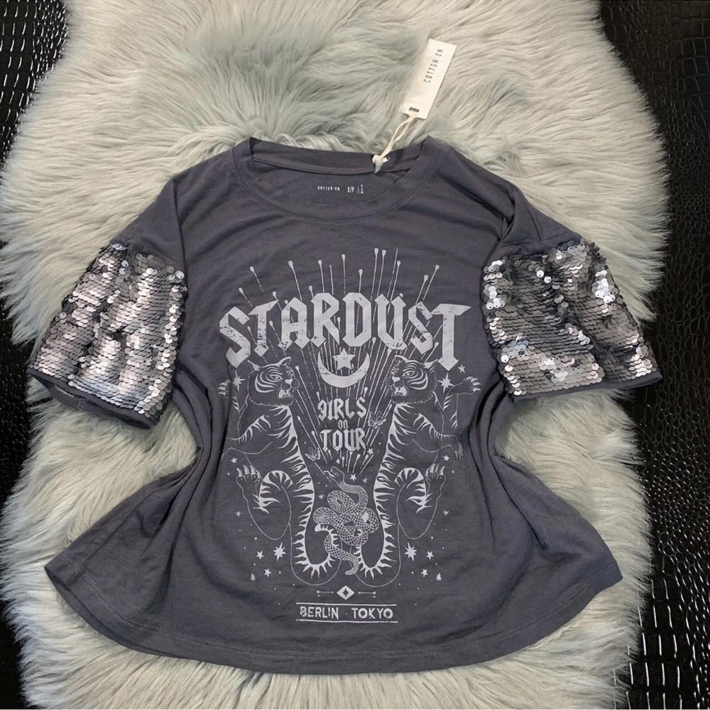 Allycia stardust crop top